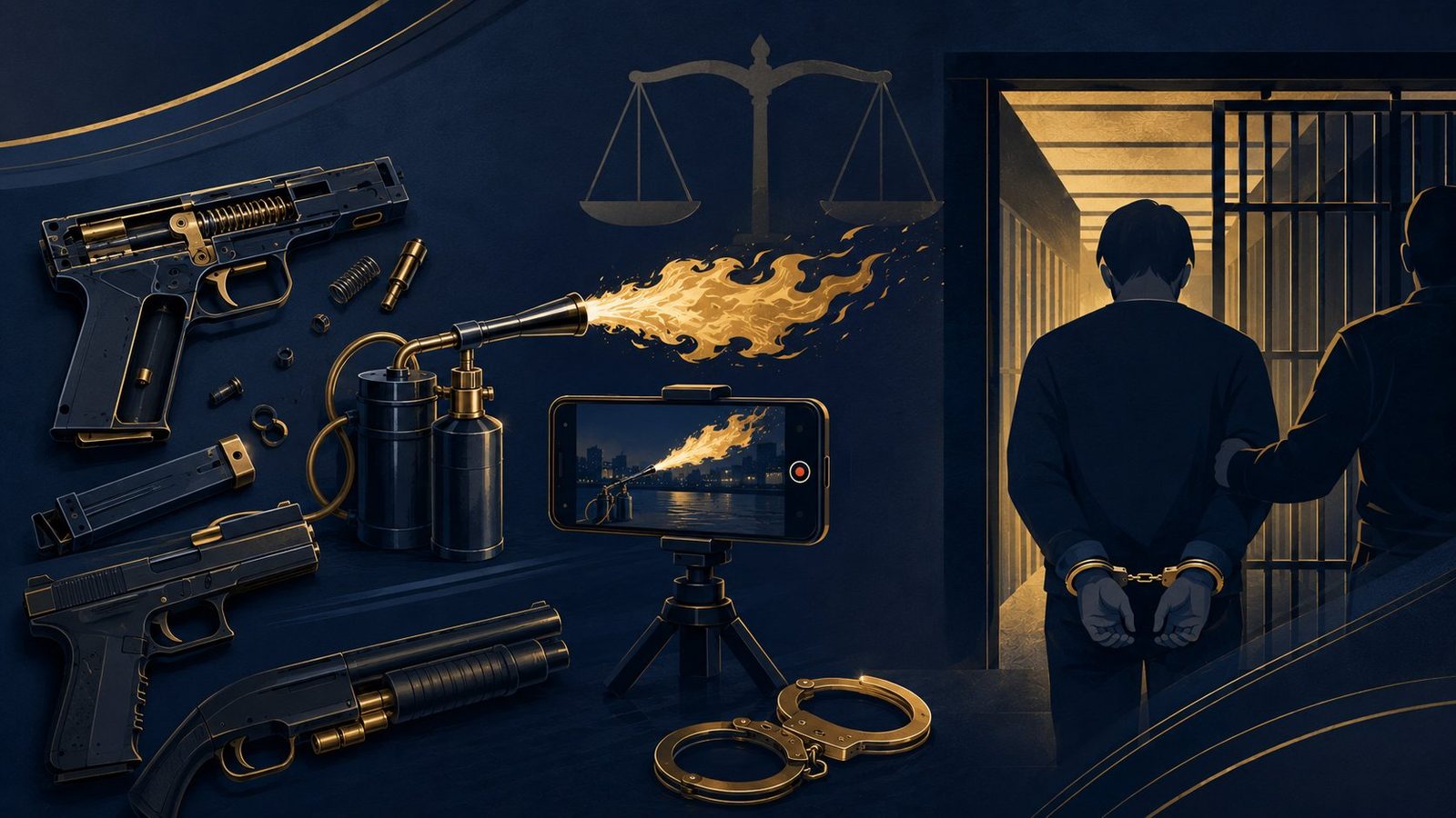 從孫安佐案看槍砲條例：自製火槍拍影片，為什麼會被羈押禁見？