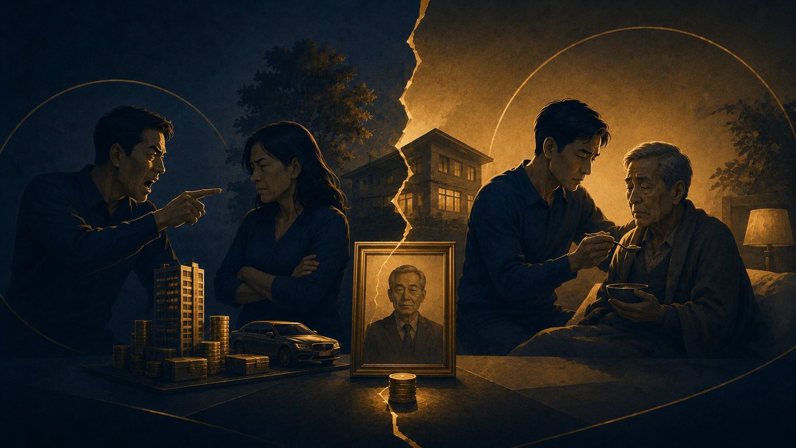 手足為遺產反目，照顧父母的那個人反而拿最少？